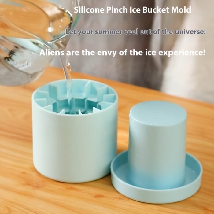 1Pc Quick Freeze Silicone Ice Cube Trays - Easy To Use, Durable Plastic Molds For Perfectly Shaped Ice, Ideal For Fruit Juice, Ice Buckets & Cylindrical Cups, Fruit Juice Accessories,Suitable For Thanksgiving, Halloween, Christmas - Image 3