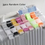 1/3/5Pcs Colorful Luggage Belt, Travel Portable Adjustable Luggage Seat Belt With Release Buckle, Luggage Travel Accessories, Easy To Carry, Car Travel Outdoor Practical Straps - Image 10