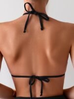 Australia New Special Edition Women'S Sequined Tie-Neck Bikini Top Triangle Set - Image 4