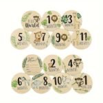 Wooden Monthly Milestone Cards, Announcement Signs, Pregnancy Gifts - Image 8