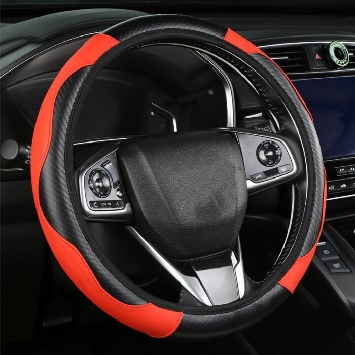 1Pc Car Steering Wheel Cover, Universal 38.1 Cm Anti-Slip Car Steering Wheel Protector Cover Car Decor Accessories, No Inner Ring - Image 2