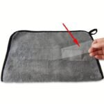 1/5-Pack Microfiber Car Cleaning Towel - High Absorbency Non-Shedding Drying Cloth - Thickened & Absorbent, No-Residue High Quality Microfiber For Car Detailing, Wax Polishing, Multi-Use Car Maintenance Accessory (30X30Cm/30X60Cm), Sleek Appearance, High Absorbency Fabric - Image 6
