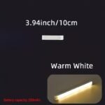 1Pc Magnetic Motion Sensor Led Light For Cabinets & Rvs - Usb Rechargeable, 10.01Cm To 50.01Cm Adjustable Range, White & Warm Light, No-Drill Installation, Ideal For Kitchen, Wardrobe, Bedroom, And Corridor Lighting, Cabinet Lighting | Sleek Led Light | Usb Rechargeable Light Rv Interior Lighting - Image 11