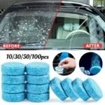 10/30/50/100Pcs, Windshield Washer Fluid Windshield Wiper Fluid Tablets Concentrated Wiper Fluid, Solid Wiper Essence
