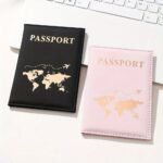1Pc/2Pcs/4Pcs Couple Passport Bag Travel Passport Protective Case Solid Color Minimalist Id Protective Case Travel Wallet Multi-Functional Passport Holde - Image 18