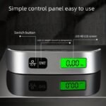 1Pc 110Lb/50Kg Accurate Digital Handheld Luggage Scale - Compact Portable Travel Scale With Backlight Lcd Display, Easy-To-Read Weight, Auto-Zero, Tare Function, And Battery-Operated Design, Batteries Included - A Must-Have For Travelers And Shoppers - Image 5