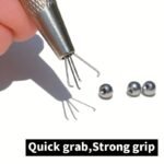 Precision 4-Prong Jewelry Tweezers - Gem & Diamond Holder, Ideal For Beads & Small Parts, Ergonomic Metal/Aluminum Craft Tool, Jewelry Making Tools - Image 6