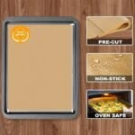 50Pcs Pre-Cut Non-Stick Parchment Paper Baking Sheets - 22.86 X 33.02 Cm, High-Quality For Baking, Cooking, Grilling, Air Fryer, Steaming, Perfect For Thanksgivin - Image 3