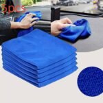 5-Pack Multi-Purpose Microfiber Towels, Ultrafine Fiber Car Wash Cloths, Exterior Auto Detailing Cleaning Wipes, Home Kitchen And Bathroom Cleaning Towels, Durable Absorbent Towel Set