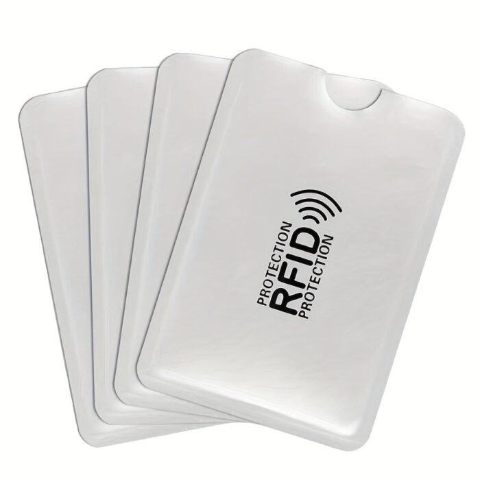 6-Pack Rfid Blocking Card Sleeves, Aluminum Foil Nfc Protection For Credit, Id, Bank Cards, Passport, No Electricity Needed, Desk & Drawer Organizers, Desk & Drawer Organizer For Home Storage - Image 9