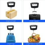 1Pc Portable Digital Weight Scale, 110Lbs/50Kg Capacity, Backlit Lcd Display, Battery Operated (Batteries Not Included), Ideal For Travelers And Shoppers, Travel Weight Scale | Compact Weight Scale | Durable Plastic Construction, Luggage Scales - Image 4