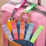 1/4/5/6Pcs Colorful Luggage Straps - Travel Portable Adjustable Luggage Safety Straps With Quick Release Buckle, Easy To Carry, Great For Car Travel And Outdoor Adventures, Must-Have Luggage Travel Accessories Luggage Straps - Image 3
