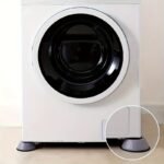 4Pcs Anti-Vibration Washing Machine Mats - Non-Slip, Shock-Absorbing Plastic Pads, Noise Reduction For Home Appliances, Durable Gray With Safety Black Base, Battery-Free, Noise Reduction Pads | Minimalist Design | Enhanced Grip Mats - Image 5