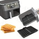 1/2Pcs Air Fryer Silicone Liners Non-Stick Reusable Air Fryer Waffle Baking Pan Waffle Mold For Ninja Af400Eu Af451Eu Sl400Eu Af500De Models And Many Other Air Fryers Accessories - Image 4