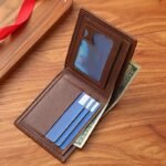 1Pc Men'S Pu Leather Wallet, Large Capacity Vintage Wallet, Ideal Gift For Dad Or Grandpa - Image 10