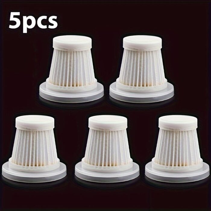 1/3/5Pcs Multi-Purpose Car Vacuum Filter - Durable, Washable And Reusable - Enhances The Suction Power And Performance Of Your Handheld Vacuum - Image 5