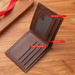 1Pc Men'S Pu Leather Wallet, Large Capacity Vintage Wallet, Ideal Gift For Dad Or Grandpa - Image 9