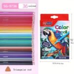 12/18/24/36Pcs, 12/18/24/36Colored Pencils Are Suitable For Art And Painting Supplies, With Bright Colors That Are Easy To Color And Not Easy To Break. They Are Very Convenient To Use And Are Suitable For Adult Coloring, Sketching, Painting, And Can Also Be Given As Gifts To Good Friends - Image 2