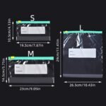 10Pcs Transparent Pe Storage Bags With Sliding Rope Seal - Reusable, Fresh-Keeping For Refrigerator & Freezer, Ideal For Fruits, Vegetables, Meats, And More, Food Storage - Image 2