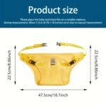 1Pc Children'S Dining Safety Belt For High Chairs, Foldable And Adjustable Buckle Design, Protective Gear For Babies Aged 0-3 Years During Travel, Outings, And Family Meals - Image 20