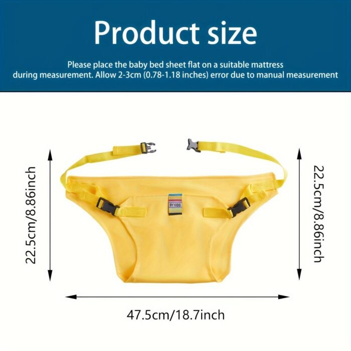 1Pc Children'S Dining Safety Belt For High Chairs, Foldable And Adjustable Buckle Design, Protective Gear For Babies Aged 0-3 Years During Travel, Outings, And Family Meals - Image 19
