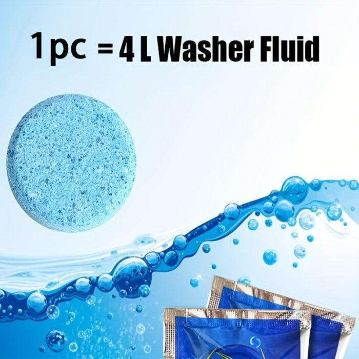 20/30/50Pcs Of Car Glass Water Concentrated Wiper Solid Effervescent Tablets For Cleaning Oil Stains, Suitable For All Seasons - Image 8