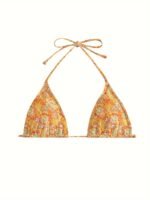 2024 New Bikini Swimsuit: Sexy Three-Point Design With Print For Hot S - Perfect For Spa And Vacation, Halter Bikini Sets For Women, Metallic Bikini, Top De Bikini Taille Plus, Bikini Plus Size, Padded Bikini Top Push Up - Image 10