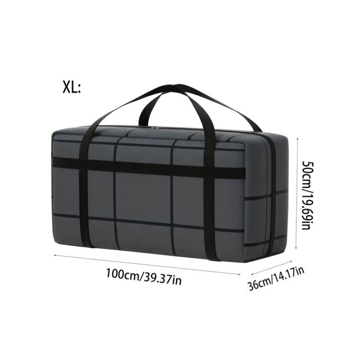 1Pc Portable Storage Bag, Large Capacity Travel Bag, Handling Bag, With Handle, Suitable For Quilt, Clothing, Clothes, And Other Items Storage - Image 7