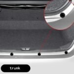 10Pcs Silicone Car Door Protector Bumper Guards - Anti-Collision Buffer Pad Stickers, Sound Insulation Shock Absorber Gaskets For Auto Door Protection - Image 10
