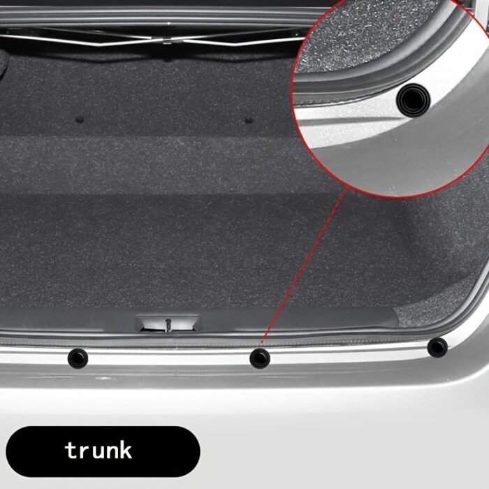 10Pcs Silicone Car Door Protector Bumper Guards - Anti-Collision Buffer Pad Stickers, Sound Insulation Shock Absorber Gaskets For Auto Door Protection - Image 10