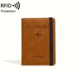 1Pc Stylish Rfid Passport Holder With Multi-Functional Travel Wallet And Cute Card Holder - Image 13