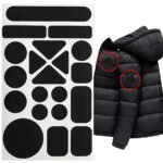 1Pc Of Black Self-Adhesive Clothing Repair Patch, Suitable For Down Jacket And Clothing Repair.