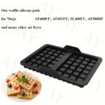 1/2Pcs Air Fryer Silicone Liners Non-Stick Reusable Air Fryer Waffle Baking Pan Waffle Mold For Ninja Af400Eu Af451Eu Sl400Eu Af500De Models And Many Other Air Fryers Accessories - Image 7