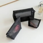 3Pcs, Mesh Cosmetic Bag, Mesh Storage Bag, Pencil Pouch - Image 9