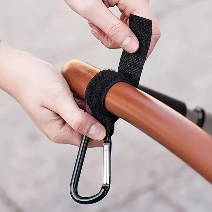 2Pcs Stroller Hooks, Adjustable Universal Hooks, Shopping Bag Storage Hooks, Bicycle, Motorcycle Hooks Universal Hooks - Image 2
