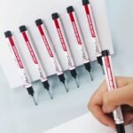 1/3Pcs/Set Long Head Markers Bathroom Woodworking Decoration Multi-Purpose Deep Hole Marker Pens Red/Black/Blue/Green Ink Oil Markers Pens Waterproof Multi-Purpose Deep Hole Marker Pen - Image 4