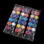A Set Of 12 Acrylic Paint Colors With 2 Paintbrushes, Suitable For School Art Projects And Crafts, Including A Set Of Oil Painting Brushes. - Image 7