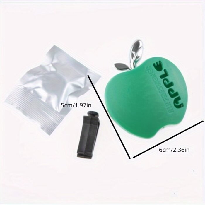 1 Pink Apple-Shaped Car Air Freshener With Floral Scent - Decorative Vent Clip Design, Includes Fragrance Insert, Ideal For Vehicle Interior Accessories, Vehicle Interior Scent|Apple Shaped Design|Durable Air Freshener - Image 7