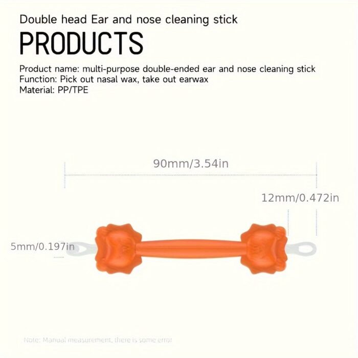 2-In-1 Nose & Ear Cleaner - Gentle Booger Remover And Snot Extractor, Safe For 0-6 Years, Durable Pp Material - Image 2