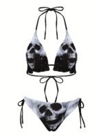 New Factory Wholesale European And American Fashion Printed Bikini Swimwear Show Sexy Curves