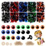 1000Pcs/200Pcs/100Pcs Colorful Safe Eyes And Noses Crochet, Black Plastic Safety Eye, Pad Circle, Plush Animal Handmade Doll Eyes, Diy Accessories, Amigurumi'S Safety Eye, Various Sizes - Image 6
