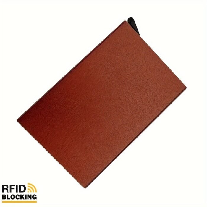 1 Men'S Aluminum Card Holder Id Rfid Credit Card Holder Automatic Pop-Up Bank Card Case Smart Detachable Mini Card Holder Holiday Gift Dad Daily Use - Image 11