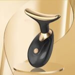 1-Pack Neck & Face Massager For Women & Girls - Ergonomic Design, 3-Speed Adjustable, Portable Handheld Device With Golden Accents, Ideal Gift For Self-Care & Relaxation, Beauty Tool, Sleek Beauty Tool, Durable Construction - Image 5
