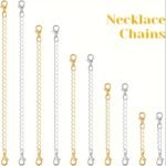 10Pcs Golden Silvery Chain Extender For Necklace, Copper Alloy Bracelet Chain Extender For Women S Bangle Anklet For Jewelry Making 5.08Cm 7.62Cm 10.16Cm 12.7Cm 12.7Cm 15.24Cm - Image 12