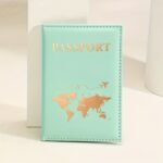 1Pc/2Pcs/4Pcs Couple Passport Bag Travel Passport Protective Case Solid Color Minimalist Id Protective Case Travel Wallet Multi-Functional Passport Holde - Image 17