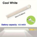 1Pc White & Warm White Motion Sensor Led Light - Magnetic Usb Rechargeable, 10.01Cm-50.01Cm Range, Battery/Usb Powered, No Drill Required For Rv, Kitchen, Wardrobe, Bedroom, Under Cabinet & Night Light - Image 11