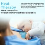1Pc Reusable Hot & Cold Breast Relax Pad - Blue Pvc Gel-Filled Breastfeeding Comfort For Moms, Front & Back Design For Enhanced Support, Nursing Accessories | Personal Comfort Item | Textured Surface - Image 10