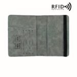 1Pc Rfid Passport Holder, Thin Passport Wallet, Retro Pu, Multi-Function Wallet, Travel Passport Bag - Image 7