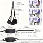 A Foot Hammock For Airplanes, Footrest, Travel Footrest For Flights, Hanging Leg Hammock With Straps, Portable Travel Accessory, Adjustable Height For Use In Planes, Trains, And Offices. - Image 5