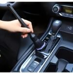 1Pc Car Interior Detail Brush, Soft Bristle Cleaning Brush, Dusting Brush, Car Interior Cleaning Tool, Car Detail Brush, Car Dashboard Dusting Brush, Without Battery, Uncharged, Plastic Material - Image 8